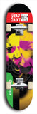 North American maple skateboard deck designed by underground artist BellyRash -- available in widths between 7.5 to 8.5 inches in both mellow concave and steep concave shapes from the BellyRash Limited Edition Blitz Deck series: Dead Saint