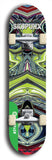 North American maple skateboard deck designed by underground artist BellyRash -- available in widths between 7.5 to 8.5 inches in both mellow concave and steep concave shapes from the BellyRash Limited Edition Blitz Deck series: Sk8Punx