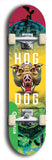 North American maple skateboard deck designed by underground artist BellyRash -- available in widths between 7.5 to 8.5 inches in both mellow concave and steep concave shapes from the BellyRash Limited Edition Blitz Deck series: Hog Dog