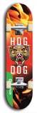 North American maple skateboard deck designed by underground artist BellyRash -- available in widths between 7.5 to 8.5 inches in both mellow concave and steep concave shapes from the BellyRash Limited Edition Blitz Deck series: Hog Dog