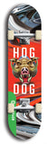 North American maple skateboard deck designed by underground artist BellyRash -- available in widths between 7.5 to 8.5 inches in both mellow concave and steep concave shapes from the BellyRash Limited Edition Blitz Deck series: Hog Dog