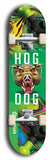 North American maple skateboard deck designed by underground artist BellyRash -- available in widths between 7.5 to 8.5 inches in both mellow concave and steep concave shapes from the BellyRash Limited Edition Blitz Deck series: Hog Dog