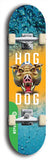 North American maple skateboard deck designed by underground artist BellyRash -- available in widths between 7.5 to 8.5 inches in both mellow concave and steep concave shapes from the BellyRash Limited Edition Blitz Deck series: Hog Dog