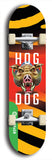 North American maple skateboard deck designed by underground artist BellyRash -- available in widths between 7.5 to 8.5 inches in both mellow concave and steep concave shapes from the BellyRash Limited Edition Blitz Deck series: Hog Dog