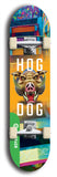 North American maple skateboard deck designed by underground artist BellyRash -- available in widths between 7.5 to 8.5 inches in both mellow concave and steep concave shapes from the BellyRash Limited Edition Blitz Deck series: Hog Dog