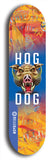 North American maple skateboard deck designed by underground artist BellyRash -- available in widths between 7.5 to 8.5 inches in both mellow concave and steep concave shapes from the BellyRash Limited Edition Blitz Deck series: Hog Dog