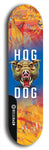 North American maple skateboard deck designed by underground artist BellyRash -- available in widths between 7.5 to 8.5 inches in both mellow concave and steep concave shapes from the BellyRash Limited Edition Blitz Deck series: Hog Dog