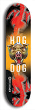 North American maple skateboard deck designed by underground artist BellyRash -- available in widths between 7.5 to 8.5 inches in both mellow concave and steep concave shapes from the BellyRash Limited Edition Blitz Deck series: Hog Dog