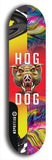 North American maple skateboard deck designed by underground artist BellyRash -- available in widths between 7.5 to 8.5 inches in both mellow concave and steep concave shapes from the BellyRash Limited Edition Blitz Deck series: Hog Dog