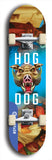 North American maple skateboard deck designed by underground artist BellyRash -- available in widths between 7.5 to 8.5 inches in both mellow concave and steep concave shapes from the BellyRash Limited Edition Blitz Deck series: Hog Dog