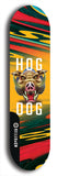 North American maple skateboard deck designed by underground artist BellyRash -- available in widths between 7.5 to 8.5 inches in both mellow concave and steep concave shapes from the BellyRash Limited Edition Blitz Deck series: Hog Dog