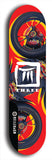 Three #8: Limited Edition, Black Logo Skateboard Deck