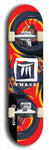 Three #8: Limited Edition, Black Logo Skateboard Deck