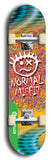 North American maple skateboard deck designed by underground artist BellyRash -- available in widths between 7.5 to 8.5 inches in both mellow concave and steep concave shapes from the BellyRash Limited Edition Blitz Deck series: Normal Misfit