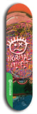 North American maple skateboard deck designed by underground artist BellyRash -- available in widths between 7.5 to 8.5 inches in both mellow concave and steep concave shapes from the BellyRash Limited Edition Blitz Deck series: Normal Misfit