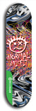 North American maple skateboard deck designed by underground artist BellyRash -- available in widths between 7.5 to 8.5 inches in both mellow concave and steep concave shapes from the BellyRash Limited Edition Blitz Deck series: Normal Misfit