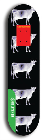 North American maple skateboard deck designed by underground artist BellyRash -- available in widths between 7.5 to 8.5 inches in both mellow concave and steep concave shapes from the BellyRash Limited Edition Blitz Deck series: XappaBukowski