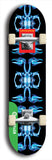 North American maple skateboard deck designed by underground artist BellyRash -- available in widths between 7.5 to 8.5 inches in both mellow concave and steep concave shapes from the BellyRash Limited Edition Blitz Deck series: XappaBukowski
