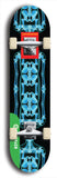 North American maple skateboard deck designed by underground artist BellyRash -- available in widths between 7.5 to 8.5 inches in both mellow concave and steep concave shapes from the BellyRash Limited Edition Blitz Deck series: XappaBukowski