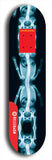 Limited edition, North American maple skateboard deck designed by underground artist BellyRash -- available in widths 7.5 to 8.5 inches in both mellow concave and steep concave shapes. Artwork: Five A.I. generated 