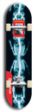 Limited edition, North American maple skateboard deck designed by underground artist BellyRash -- available in widths 7.5 to 8.5 inches in both mellow concave and steep concave shapes. Artwork: Five A.I. generated 