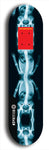 Limited edition, North American maple skateboard deck designed by underground artist BellyRash -- available in widths 7.5 to 8.5 inches in both mellow concave and steep concave shapes. Artwork: Five A.I. generated 