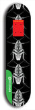 North American maple skateboard deck designed by underground artist BellyRash -- available in widths between 7.5 to 8.5 inches in both mellow concave and steep concave shapes from the BellyRash Limited Edition Blitz Deck series: XappaBukowski
