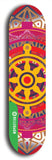 North American maple skateboard deck designed by underground artist BellyRash -- available in widths between 7.5 to 8.5 inches in both mellow concave and steep concave shapes from the BellyRash Limited Edition Blitz Deck series: DharmaMechanic
