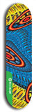 North American maple skateboard deck designed by underground artist BellyRash -- available in widths between 7.5 to 8.5 inches in both mellow concave and steep concave shapes.