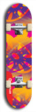 Skateboard deck: Limited edition, North American maple skateboard deck designed by underground artist BellyRash - available widths 7.5 to 8.5 inches in both mellow concave and steep concave shapes. Artwork: TWISTED DHARMA brand popsicle-shaped deck