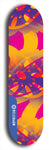 Skateboard deck: Limited edition, North American maple skateboard deck designed by underground artist BellyRash - available widths 7.5 to 8.5 inches in both mellow concave and steep concave shapes. Artwork: TWISTED DHARMA brand popsicle-shaped deck