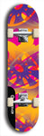 Skateboard deck: Limited edition, North American maple skateboard deck designed by underground artist BellyRash - available widths 7.5 to 8.5 inches in both mellow concave and steep concave shapes. Artwork: TWISTED DHARMA brand popsicle-shaped deck