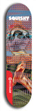 Squishy #22: Red Logo Skateboard Deck