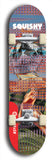 Squishy #22: Red Logo Skateboard Deck