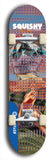 Squishy #22: Blue Logo Skateboard Deck