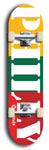 Jawn brand North American maple skateboard deck designed by underground artist BellyRash -- available in widths between 7.5 to 8.5 inches in both mellow concave and steep concave shapes. 