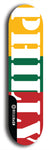 Jawn brand North American maple skateboard deck designed by underground artist BellyRash -- available in widths between 7.5 to 8.5 inches in both mellow concave and steep concave shapes. 