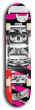 Jawn brand North American maple skateboard deck designed by underground artist BellyRash -- available in widths between 7.5 to 8.5 inches in both mellow concave and steep concave shapes. 