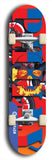 Jawn brand North American maple skateboard deck designed by underground artist BellyRash -- available in widths between 7.5 to 8.5 inches in both mellow concave and steep concave shapes. 