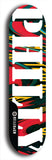 Jawn brand North American maple skateboard deck designed by underground artist BellyRash -- available in widths between 7.5 to 8.5 inches in both mellow concave and steep concave shapes. 