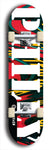 Jawn brand North American maple skateboard deck designed by underground artist BellyRash -- available in widths between 7.5 to 8.5 inches in both mellow concave and steep concave shapes. 