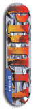 Jawn brand North American maple skateboard deck designed by underground artist BellyRash -- available in widths between 7.5 to 8.5 inches in both mellow concave and steep concave shapes. 