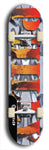 Jawn brand North American maple skateboard deck designed by underground artist BellyRash -- available in widths between 7.5 to 8.5 inches in both mellow concave and steep concave shapes. 