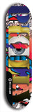 Jawn brand North American maple skateboard deck designed by underground artist BellyRash -- available in widths between 7.5 to 8.5 inches in both mellow concave and steep concave shapes. 