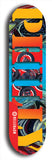 Jawn brand North American maple skateboard deck designed by underground artist BellyRash -- available in widths between 7.5 to 8.5 inches in both mellow concave and steep concave shapes. 