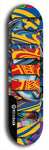 Jawn brand North American maple skateboard deck designed by underground artist BellyRash -- available in widths between 7.5 to 8.5 inches in both mellow concave and steep concave shapes. 