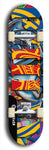 Jawn brand North American maple skateboard deck designed by underground artist BellyRash -- available in widths between 7.5 to 8.5 inches in both mellow concave and steep concave shapes. 