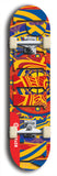 Jawn brand North American maple skateboard deck designed by underground artist BellyRash -- available in widths between 7.5 to 8.5 inches in both mellow concave and steep concave shapes. 