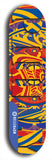 Jawn brand North American maple skateboard deck designed by underground artist BellyRash -- available in widths between 7.5 to 8.5 inches in both mellow concave and steep concave shapes. 