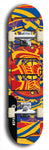 Jawn brand North American maple skateboard deck designed by underground artist BellyRash -- available in widths between 7.5 to 8.5 inches in both mellow concave and steep concave shapes. 